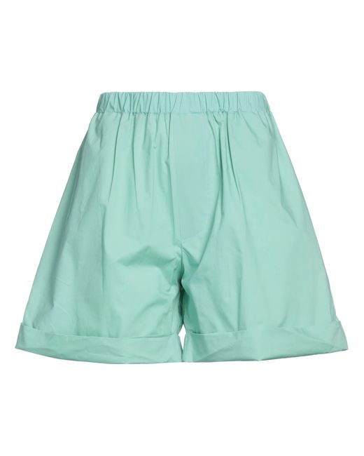 Woera Green Shorts & Bermuda Shorts