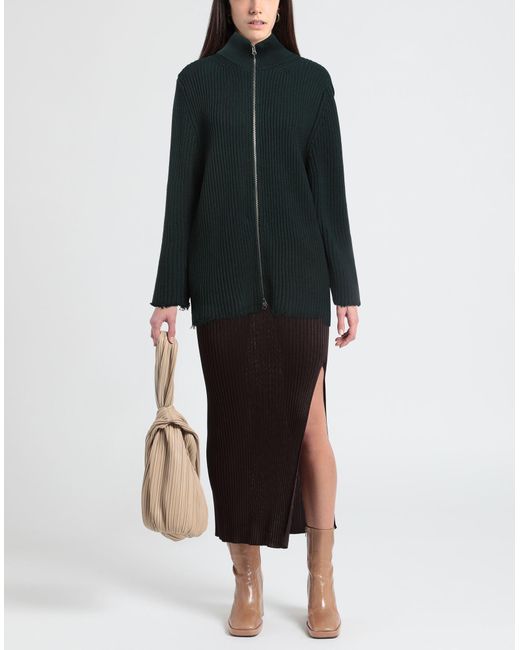 MM6 by Maison Martin Margiela Green Cardigan