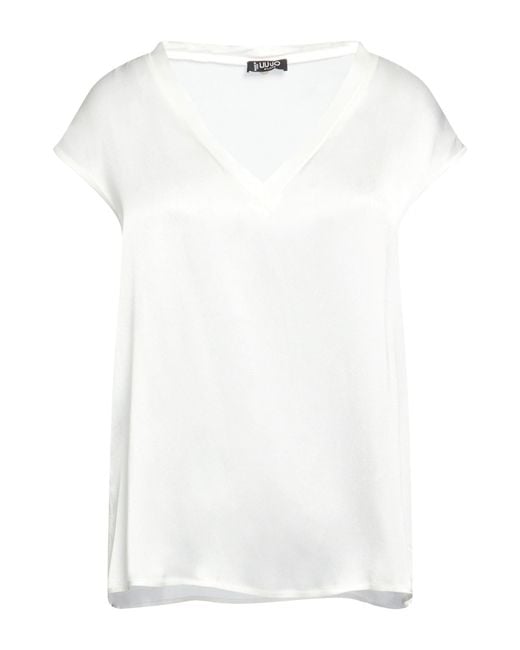 Liu Jo White Top Acetate, Silk