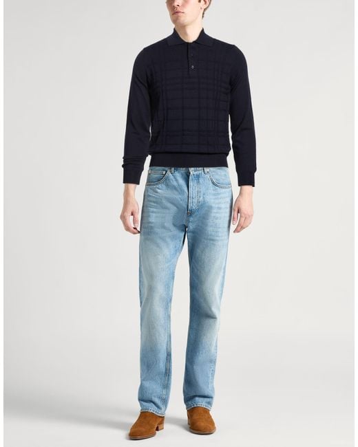Pullover di Canali in Blue da Uomo