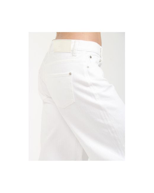 7 For All Mankind White Jeanshose
