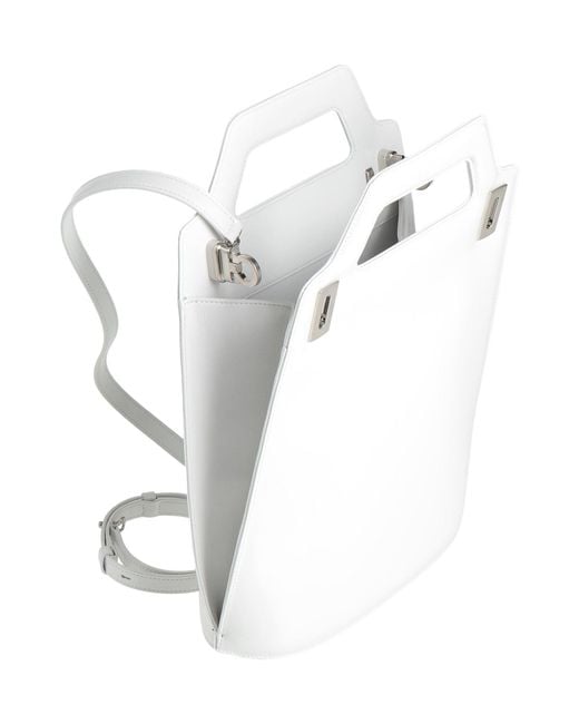 Ferragamo White Handbag