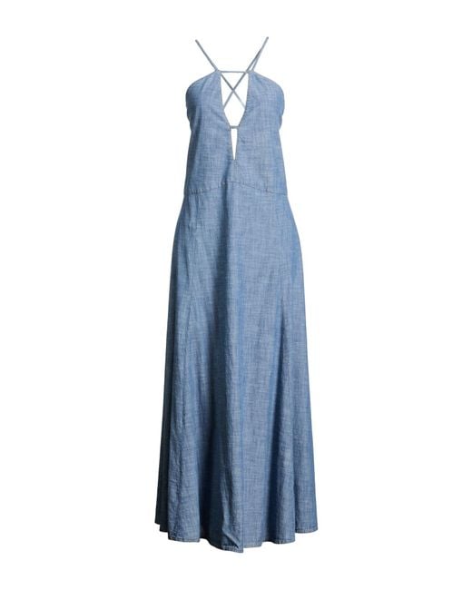 Semicouture Blue Maxi Dresses