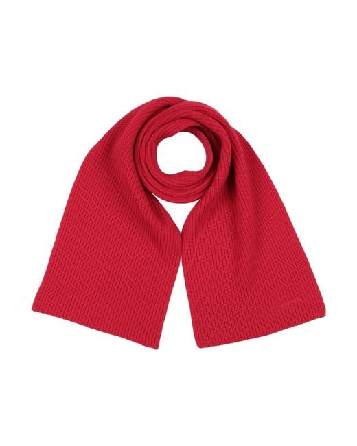 Lanvin Red Scarf Wool