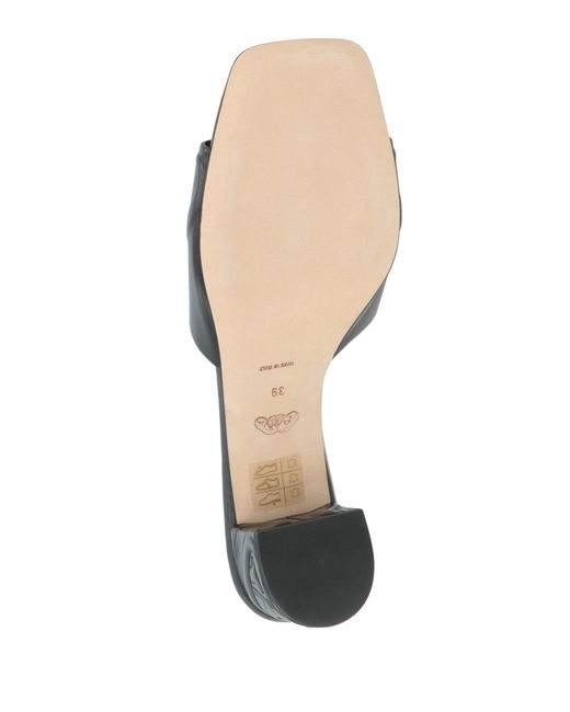 McQueen Black Sandals