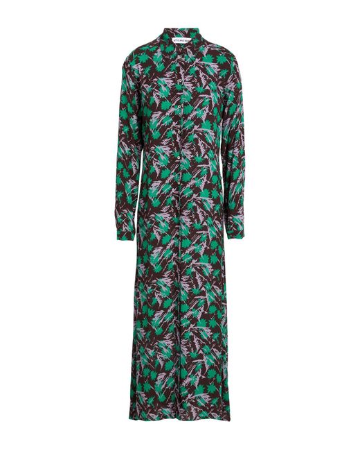 Attic And Barn Green Maxi-Kleid