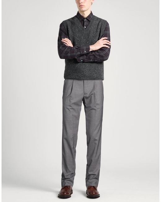 Incotex Gray By Slowear Pants Super 130S Wool for men
