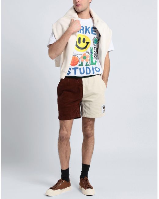 Market Brown Shorts & Bermuda Shorts for men