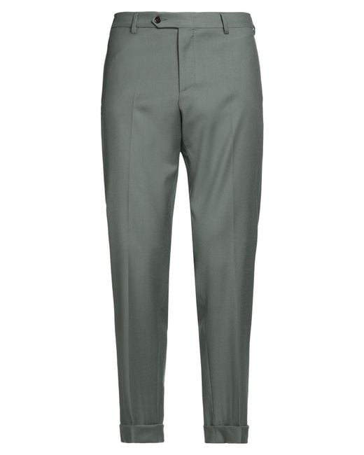 Tombolini Gray Pants Virgin Wool, Polyamide, Silk, Elastane for men