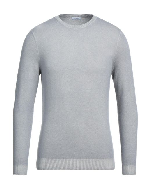 Malo Gray Light Sweater Virgin Wool for men