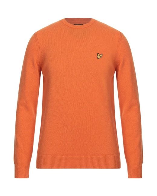 Lyle & Scott Orange Jumper for men