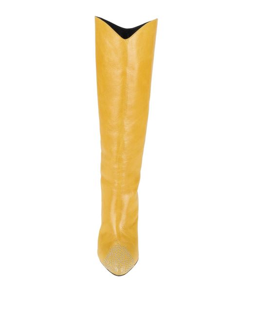 Isabel Marant Yellow Marigold Boot Calfskin