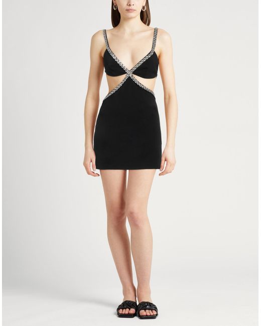 retroféte Black Mini-Kleid