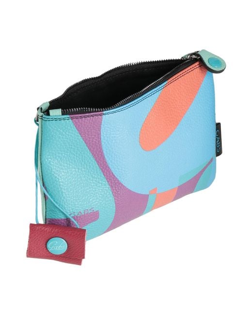 Gabs Blue Cross-Body Bag Calfskin