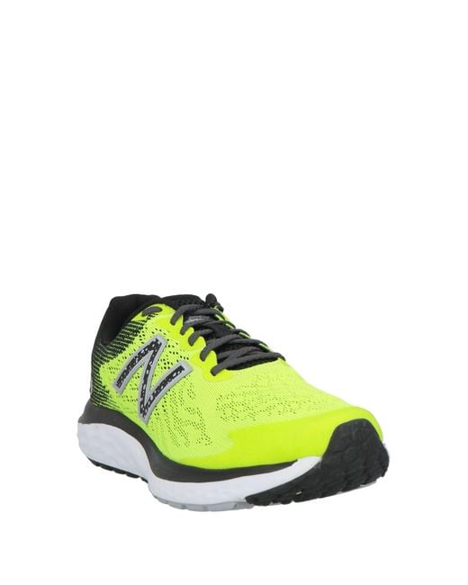 New Balance Green Sneakers Textile Fibers for men