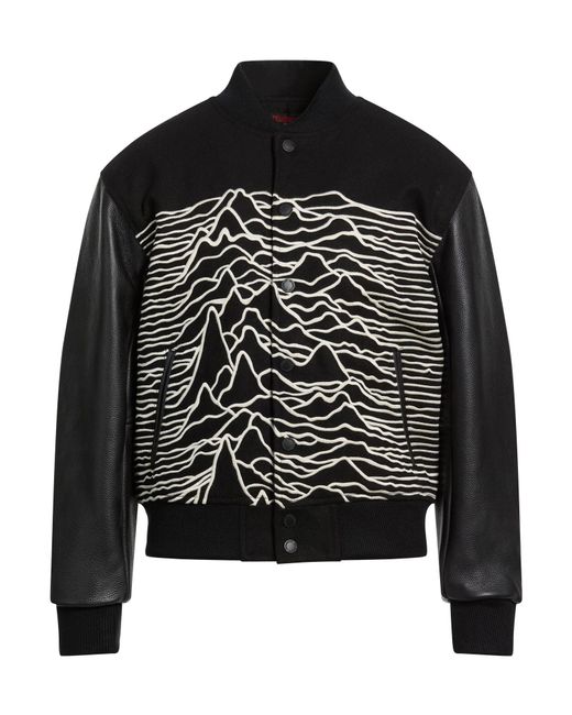 Pleasures Black Jackets for men