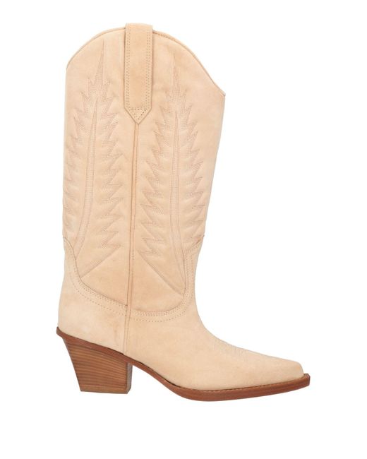 Paris Texas Natural Boot Leather