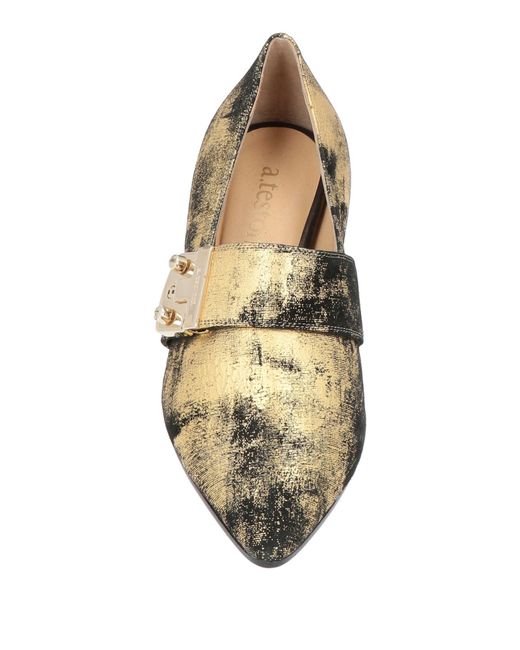 Testoni Natural Loafers Soft Leather