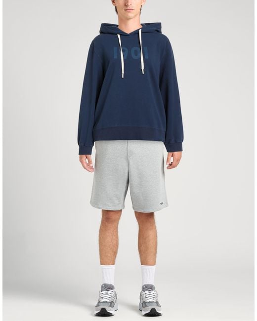 Circolo 1901 Blue Logo Hooded Cotton-Blend Sweatshirt
