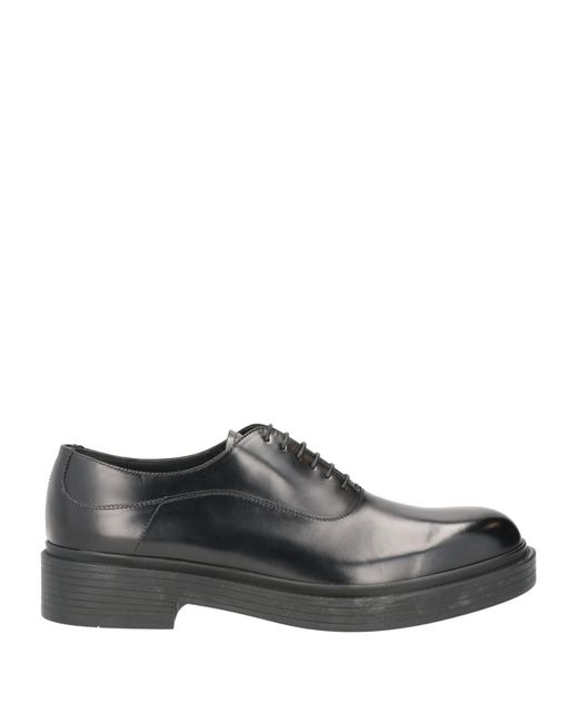 Giorgio Armani Gray Lace-up Shoes for men