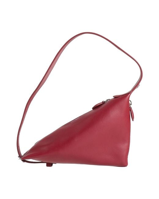 Courreges Red Handbag Leather
