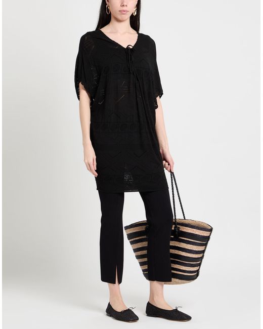 Akep Black Sweater Viscose, Polyester