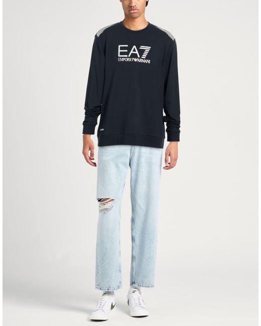 Sudadera EA7 de hombre de color Blue
