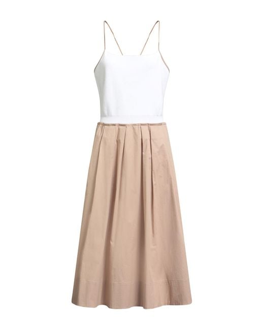 Peserico Natural Midi Dress