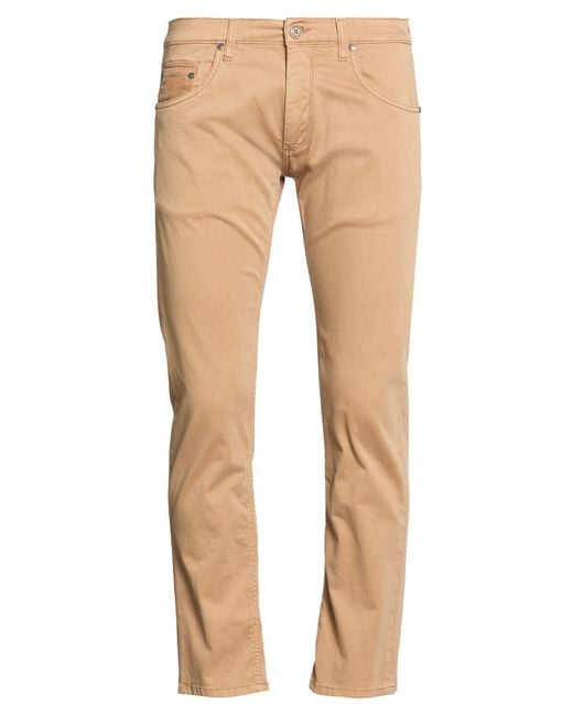 Peuterey Natural Pants Cotton, Elastane for men