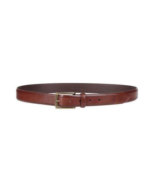 The Bridge Brown Belt Leather for men