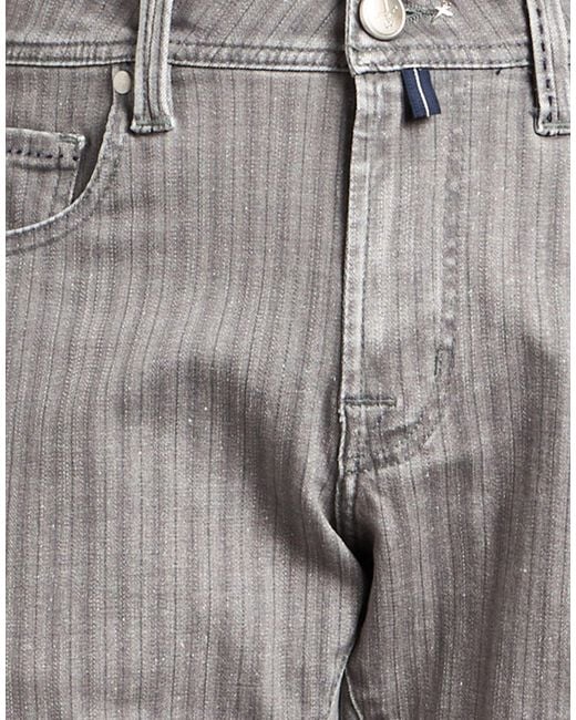 Tramarossa Gray Pants Cotton, Polyester, Elastane for men