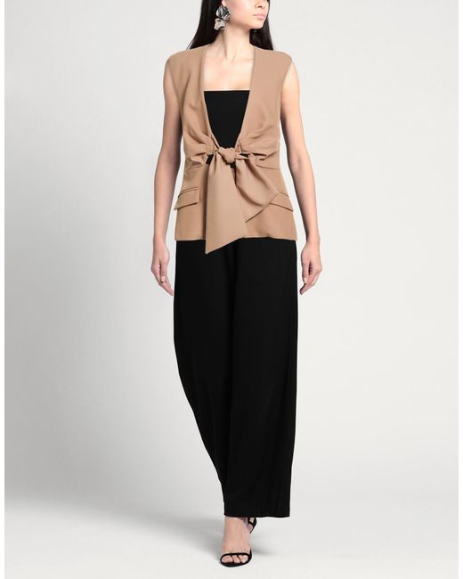 Babylon Natural Tailored Vest Polyester, Elastane
