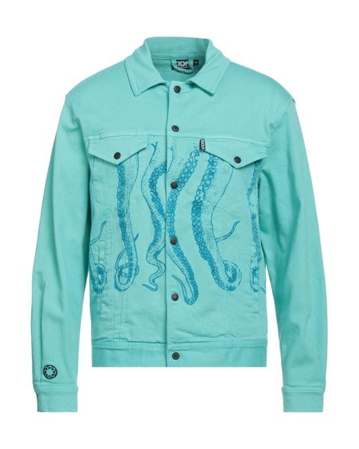 Octopus Blue Denim Outerwear for men