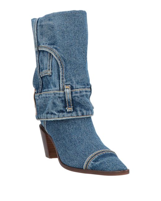 Casadei Blue Ankle Boots