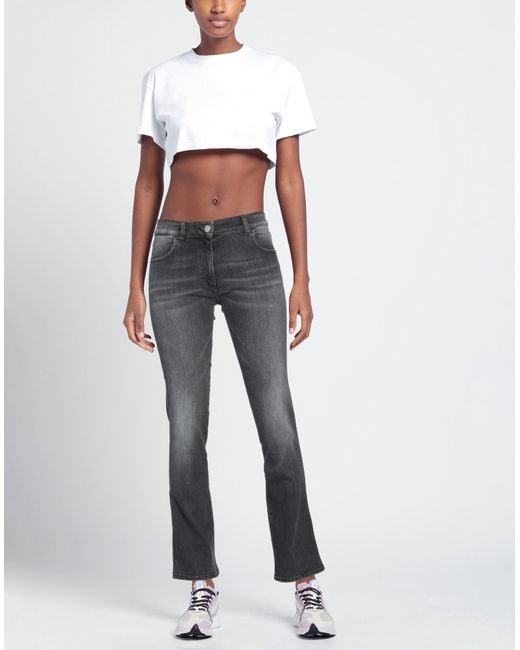 PT Torino Gray Denim Trousers