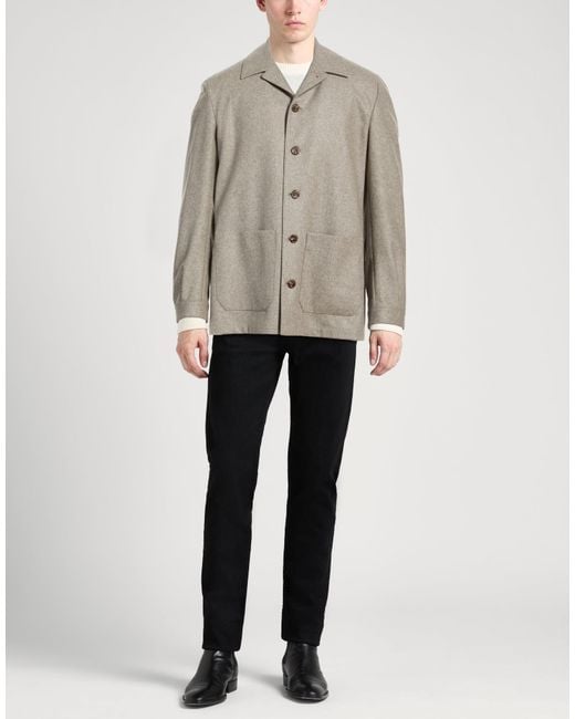 Tombolini Gray Jacket Virgin Wool for men
