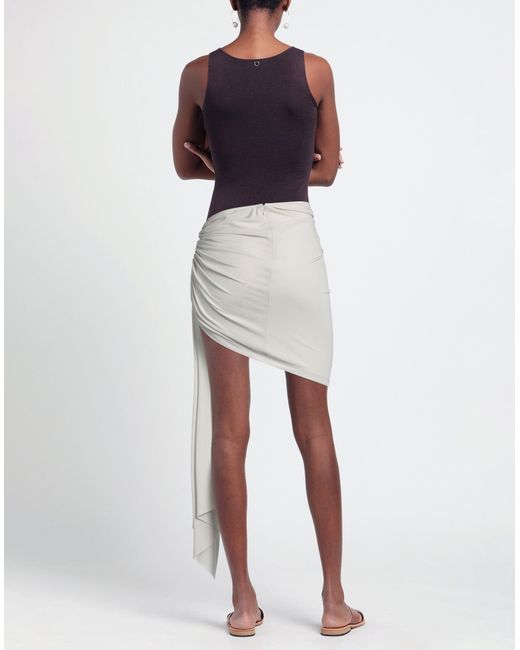Christopher Esber White Mini Skirt