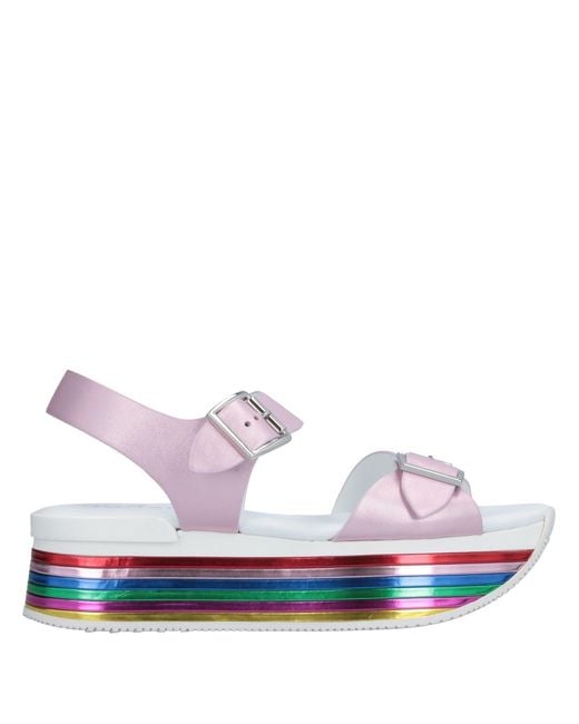 Hogan White Sandale