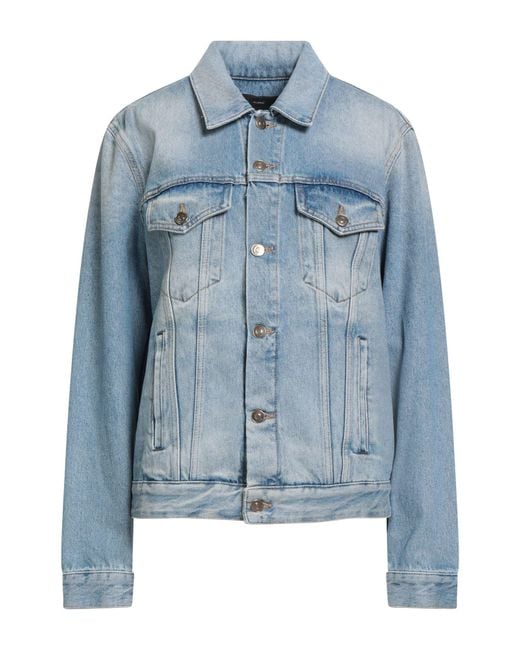 Alanui Blue Denim Outerwear