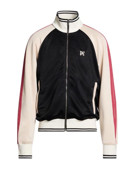 Palm Angels Black Sweatshirt Polyester, Polyamide for men