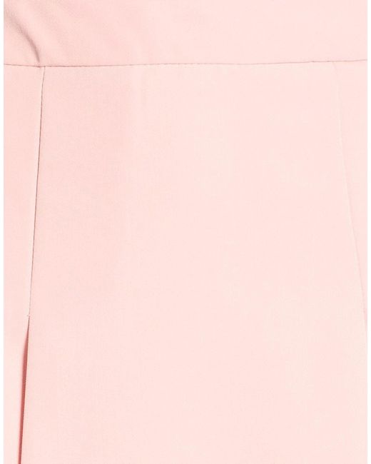 ViCOLO Pink Light Mini Skirt Polyester, Viscose, Elastane