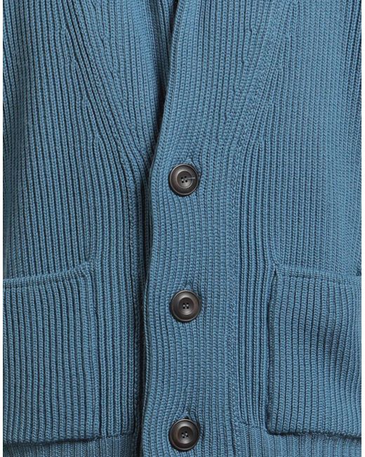 FILIPPO DE LAURENTIIS Blue Cardigan for men