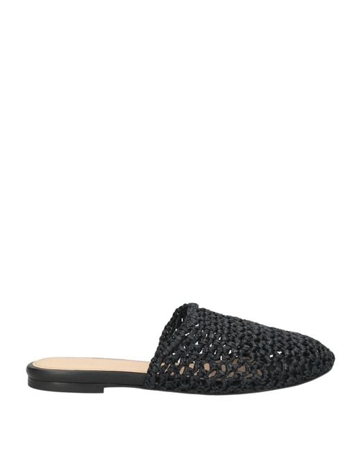 Gentry Portofino Black Mules & Clogs
