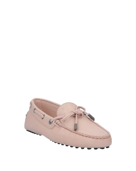 Tod's Pink Loafers