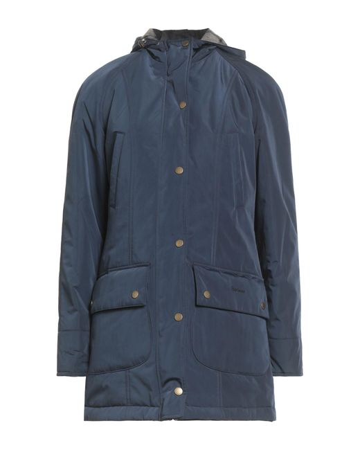 Barbour Blue Midnight Overcoat & Trench Coat Polyester