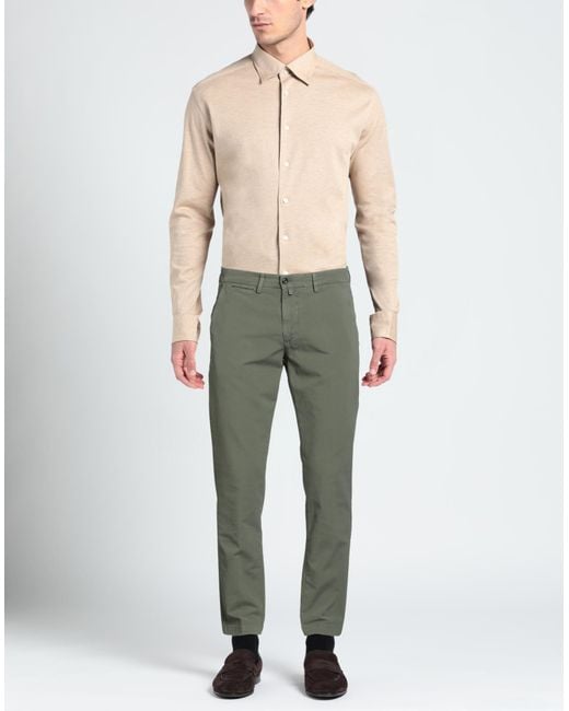 Briglia 1949 Green Pants Cotton, Elastane for men