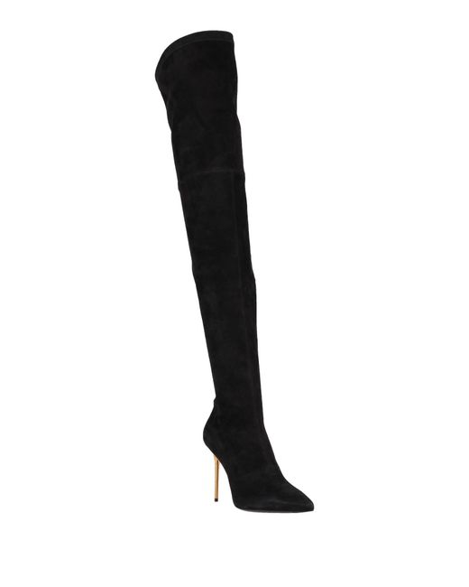 Balmain Black Knee Boots
