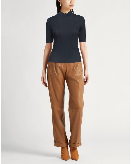 Tory Burch Blue Turtleneck