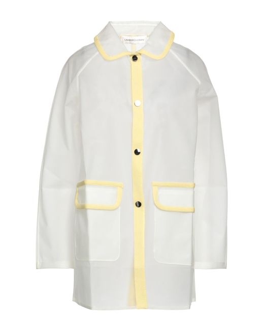 Lamberto Losani White Overcoat & Trench Coat