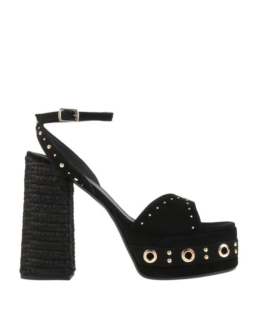 Castaner Black Sandals